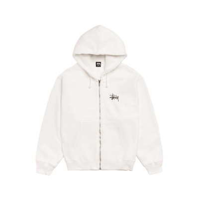 Stussy Basic Zip Hoodie Pigment Dyed Natural