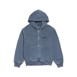 Stussy Modern Age Pigment Dyed Zip Hoodie Navy