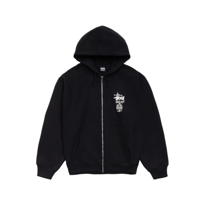 Stussy Swim Out Zip Hoodie Black