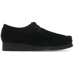 Clarks Wallabee Black Suede