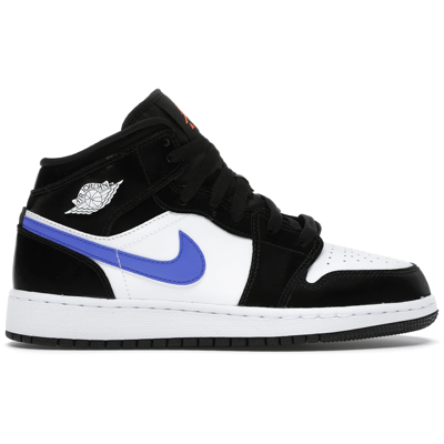 Air Jordan 1 Mid Black Racer Blue