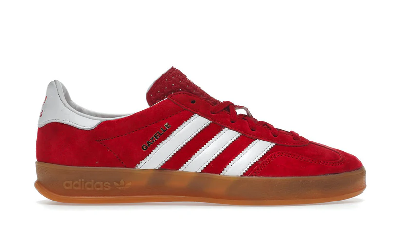 Adidas Gazelle Scarlet Cloud White