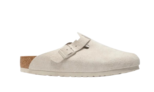 Birkenstock Boston White Narrow Fit