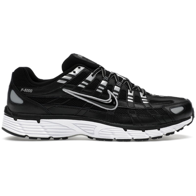 Nike P-6000 Black White Metallic Silver