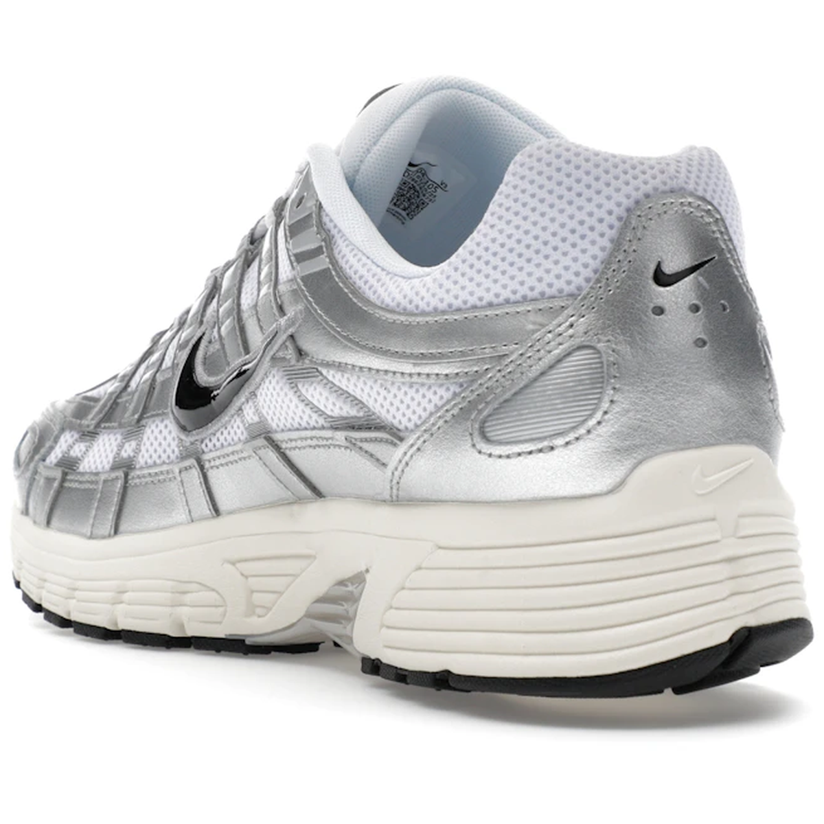 Thumbnail af Nike P-6000 White Metallic Silver Flat Silver Black 4