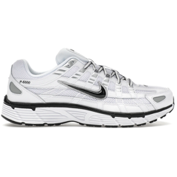 Nike P-6000 White Metallic Silver Black