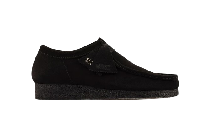  Clarks Wallabe Black Suede køb på NordicSneakers.dk 