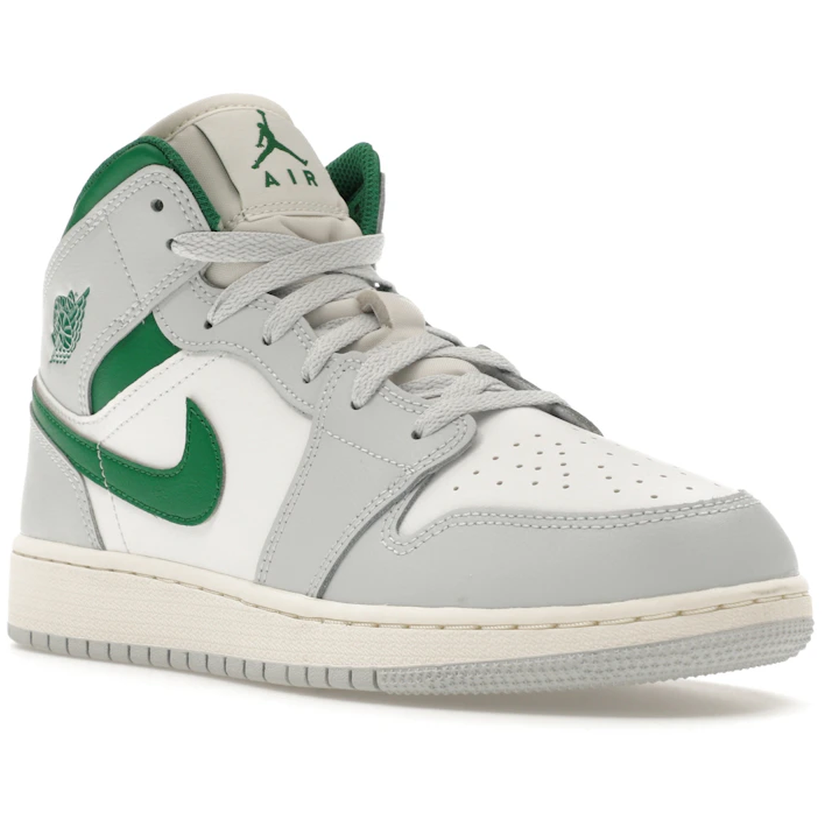 Thumbnail af Air Jordan 1 Mid White Pure Platinum Pine Green 2