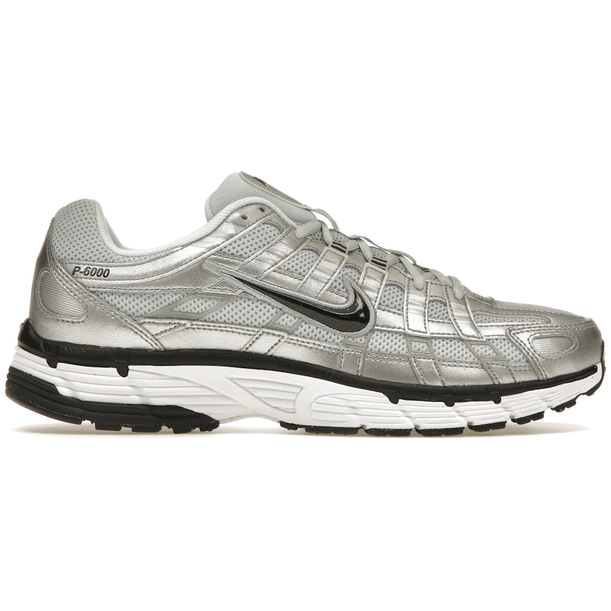 Nike P-6000 Metallic Silver Pure Platinum