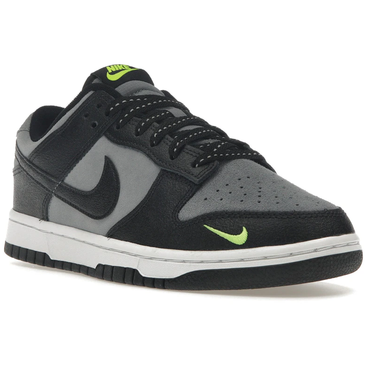 Thumbnail af Nike Dunk Low Black Cool Grey Volt Mini Swoosh 2