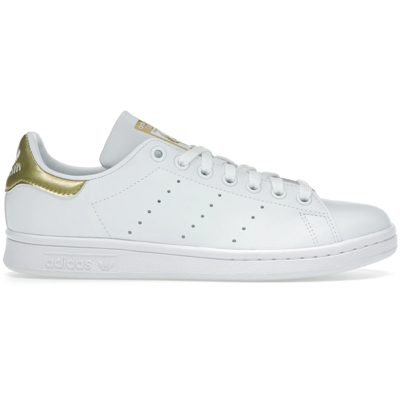 Adidas Stan Smith White Gold Metallic