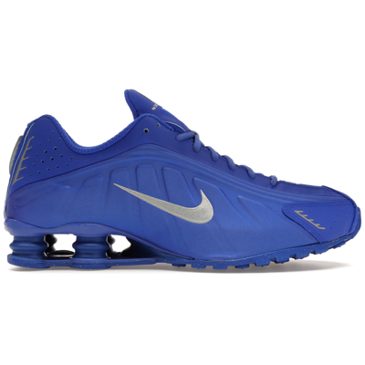 Nike Shox R4 Racer Blue Metallic Silver