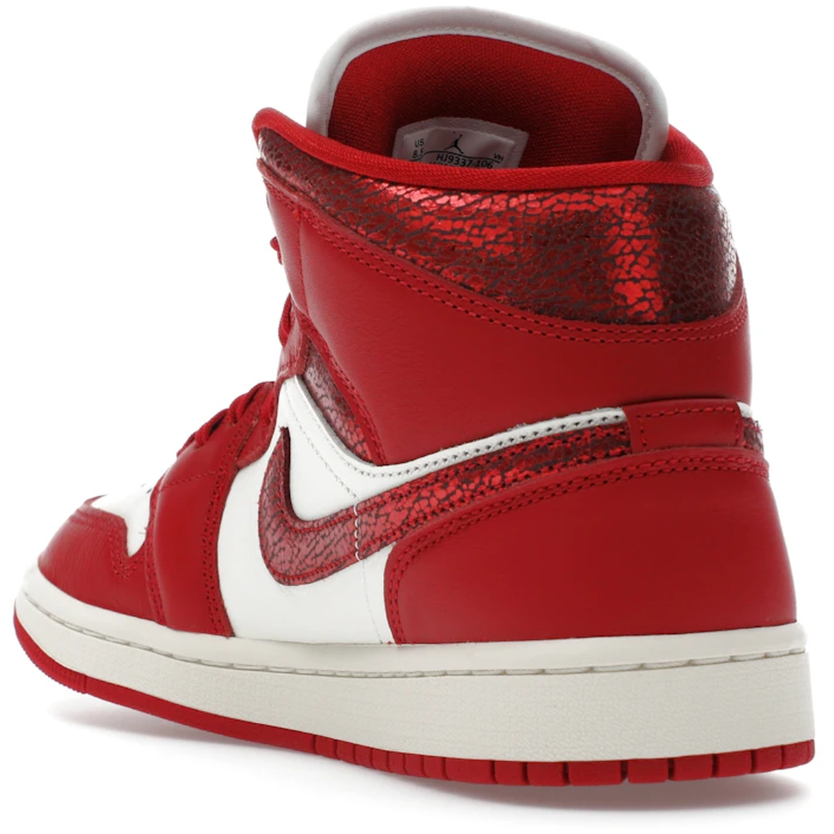 Thumbnail af Air Jordan 1 Mid SE Red Cracked Leather 4