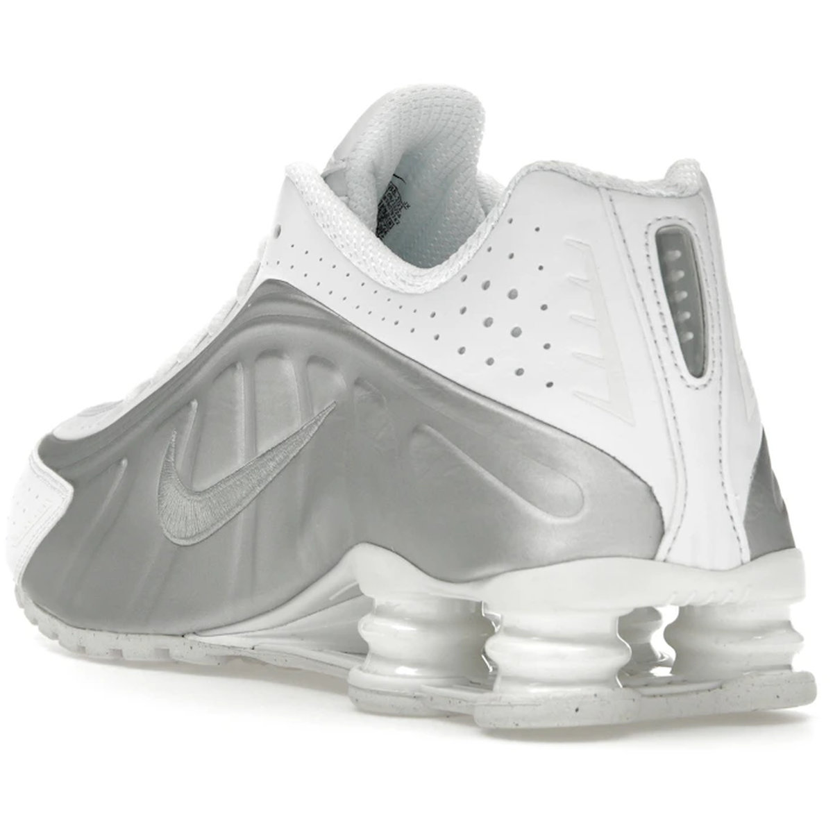 Thumbnail af Nike Shox R4 White Bright Crimson Metallic Silver 4