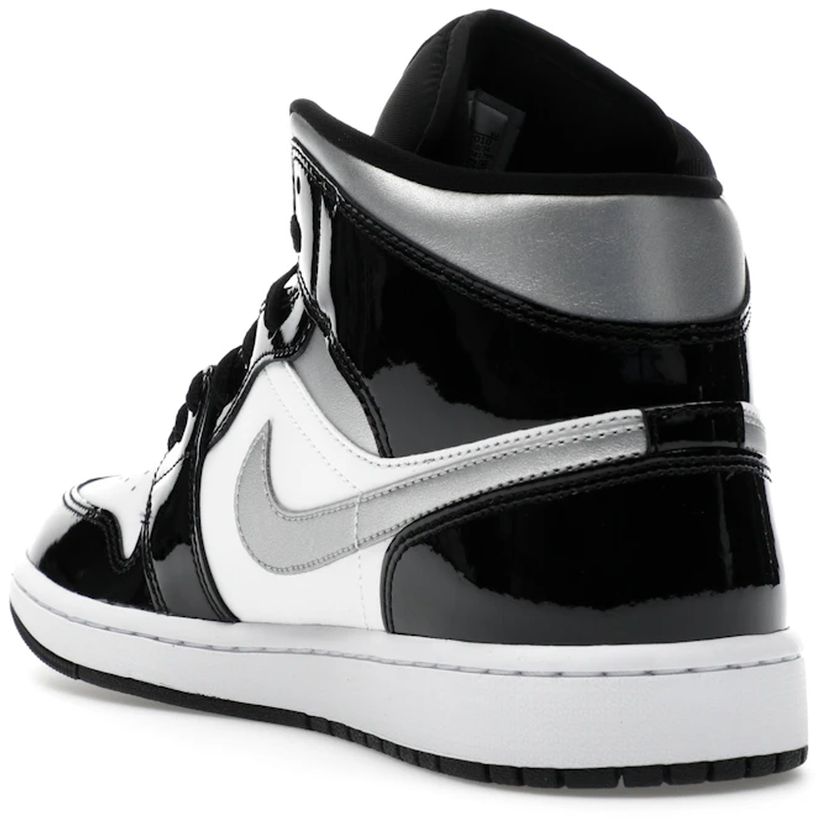 Thumbnail af Air Jordan 1 Mid Patent Black Silver Metallic Gold 4