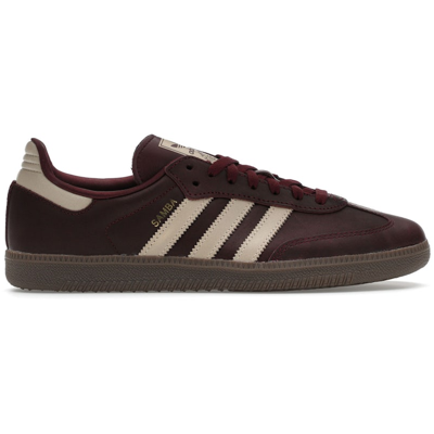Adidas Samba Maroon Crystal Sand