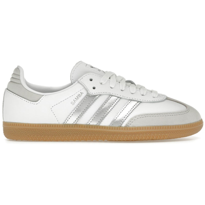 Adidas Samba OG White Silver Metallic Grey