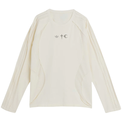 adidas x Thug Club Teamgeist Long Sleeve T-shirt Cream White