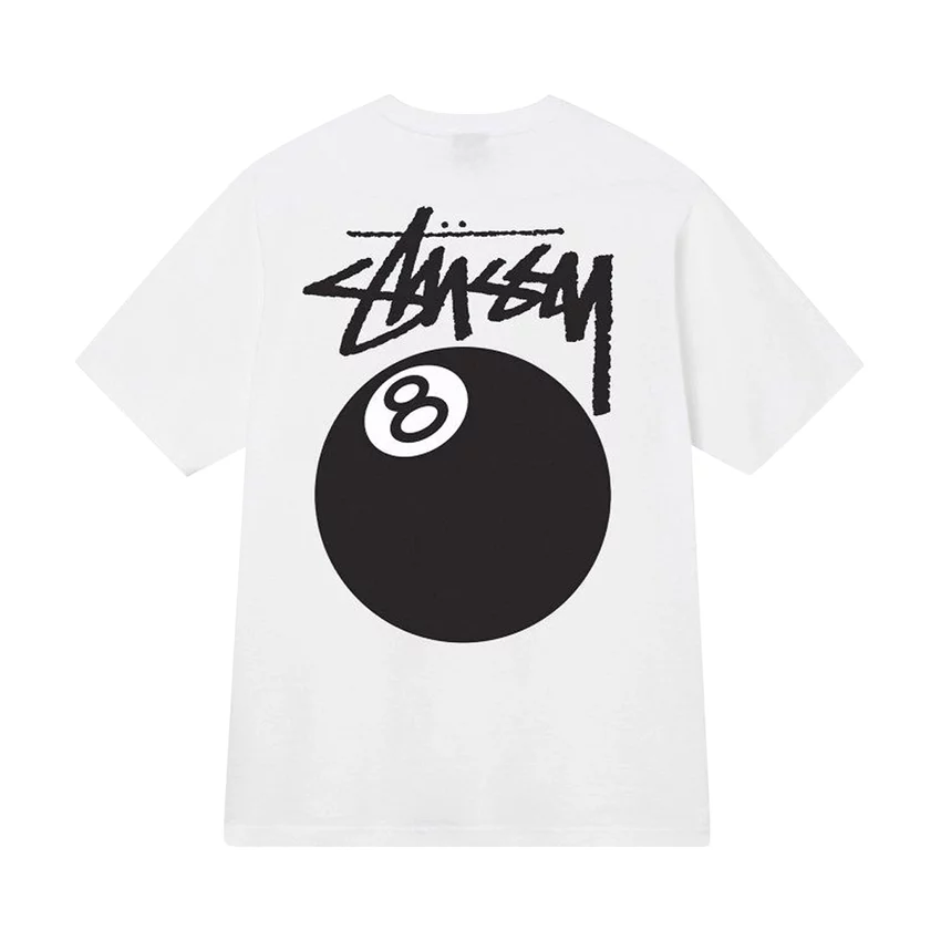 Stussy Tee 8ball White