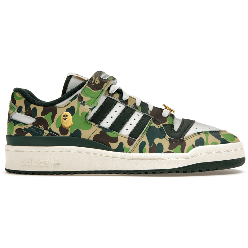 Adidas Forum 84 Low Bape 30th Anniversary Green Camo