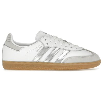 Adidas Samba OG White Silver Metallic Grey