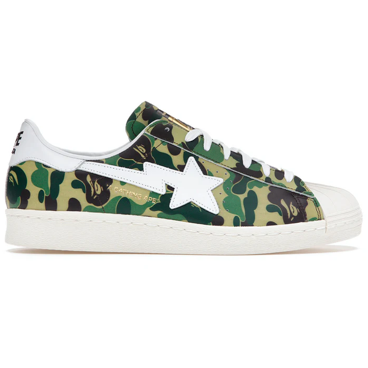 Adidas Superstar Bape Camo Green