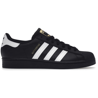 Adidas Superstar Core Black Cloud White Gold