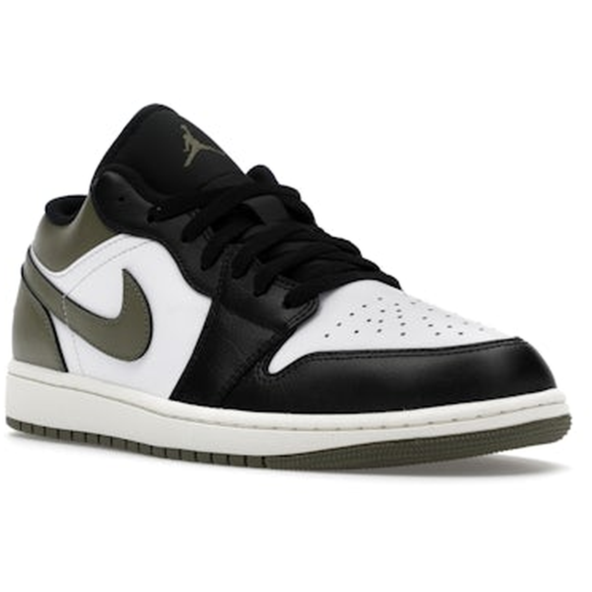 Thumbnail af Air Jordan 1 Low Black Toe Medium Olive 2
