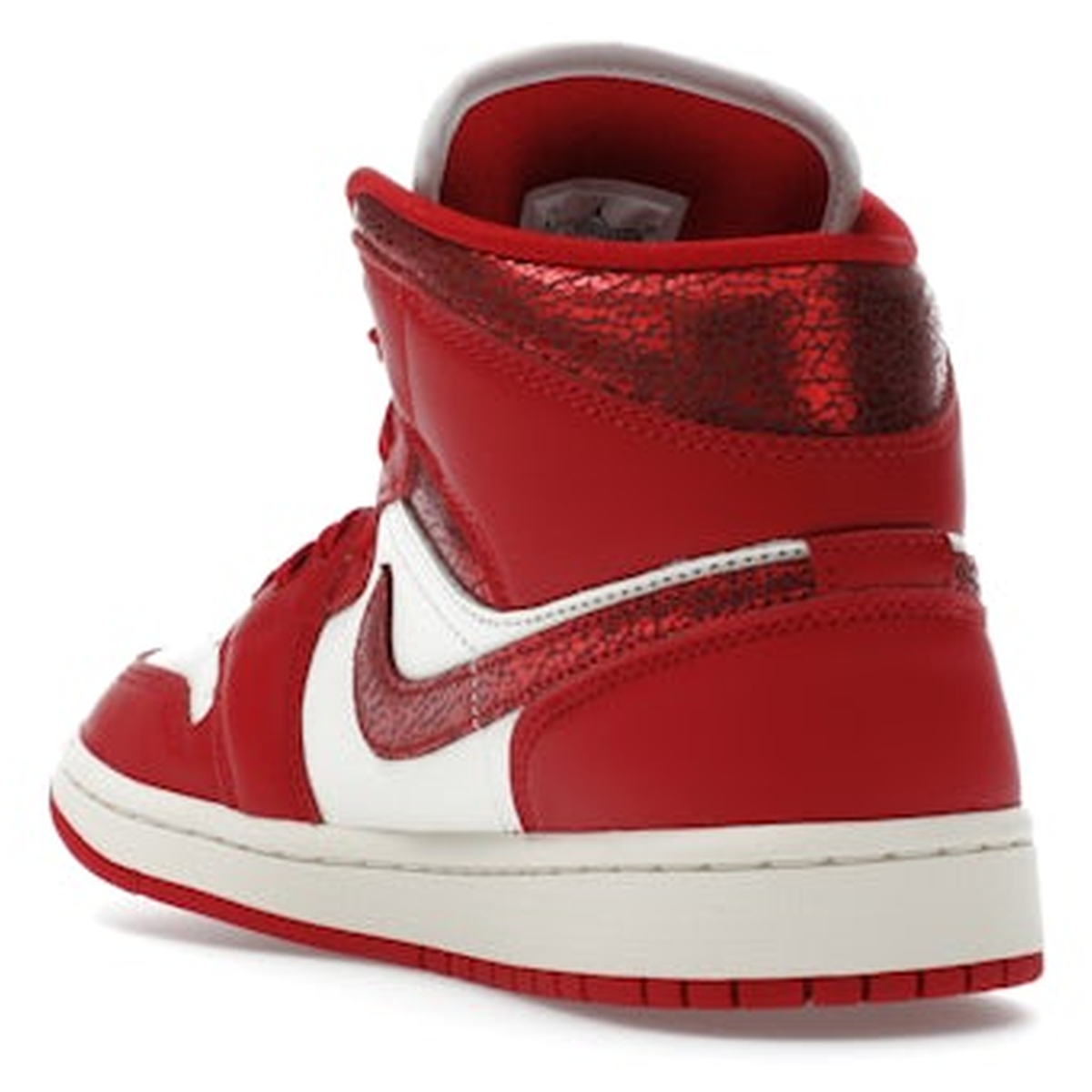 Thumbnail af Air Jordan 1 Mid SE Red Cracked Leather 4