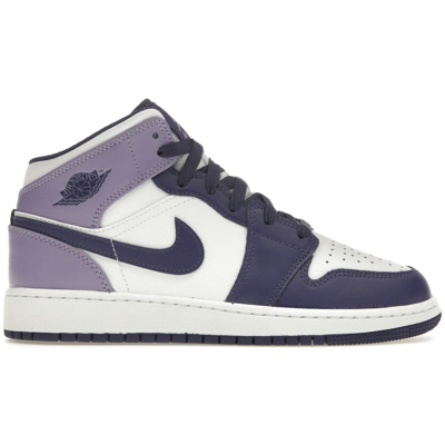 Air Jordan 1 Mid White Sky J Purple 