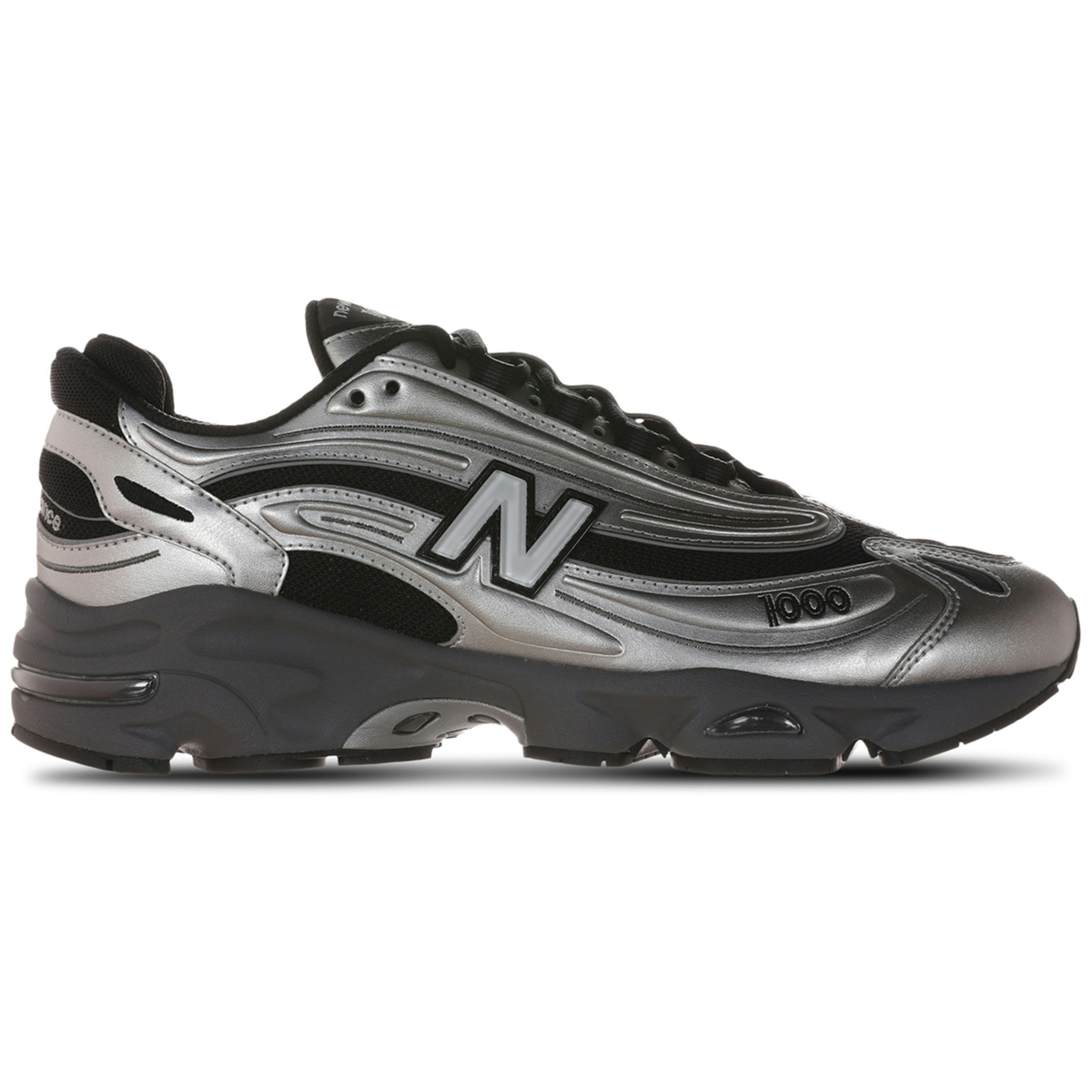 New Balance 1000 Black Silver Metallic