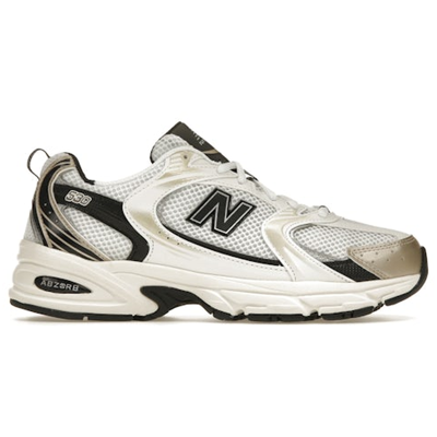 New Balance 530 White Light Gold Metallic