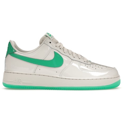 Nike Air Force 1 Low '07 Patent Platinum Tint Stadium Green