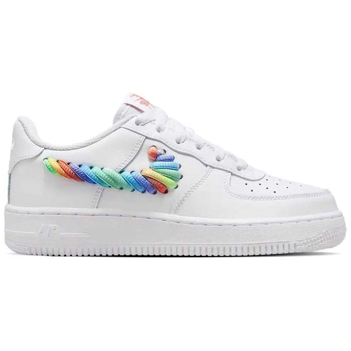Thumbnail af Nike Air Force 1 Low White Rainbow Lace Swoosh 2