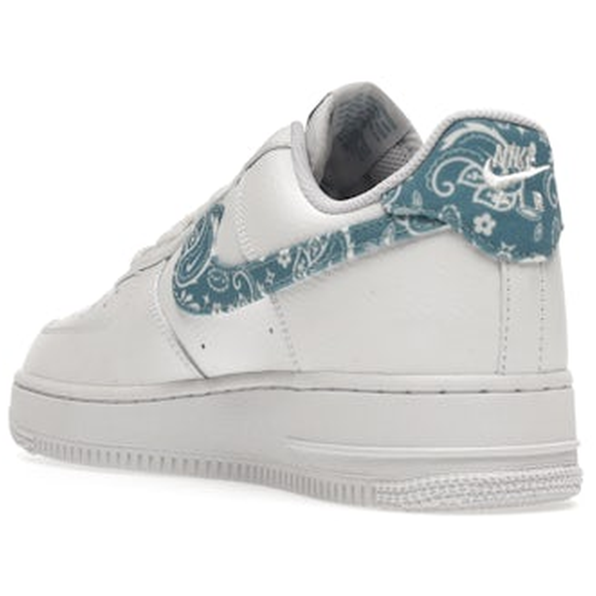 Thumbnail af Nike Air Force 1 White Worn Blue Paisley 4
