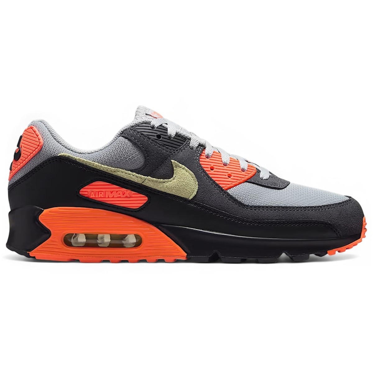 Thumbnail af Nike Air Max 90 Light Smoke Grey Hyper Crimson Limelight 2