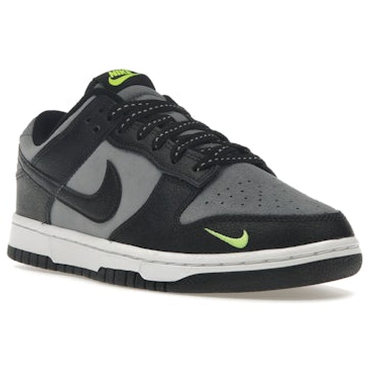 Thumbnail af Nike Dunk Low Black Cool Grey Volt Mini Swoosh 2