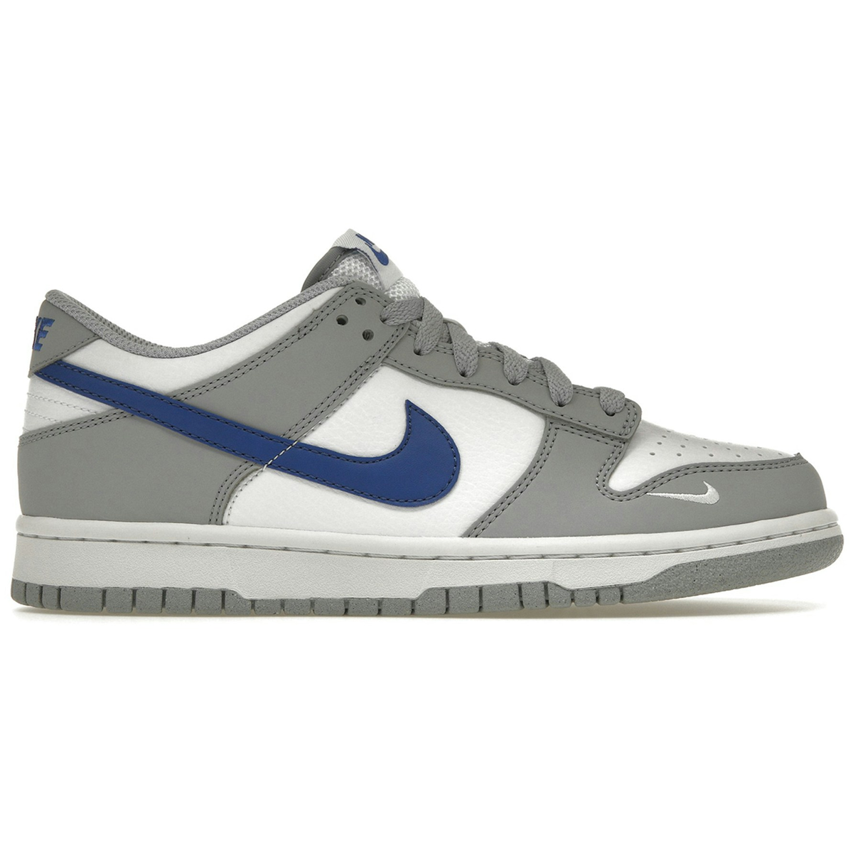 Nike Dunk Low Mini Swoosh Wolf Grey Game Royal
