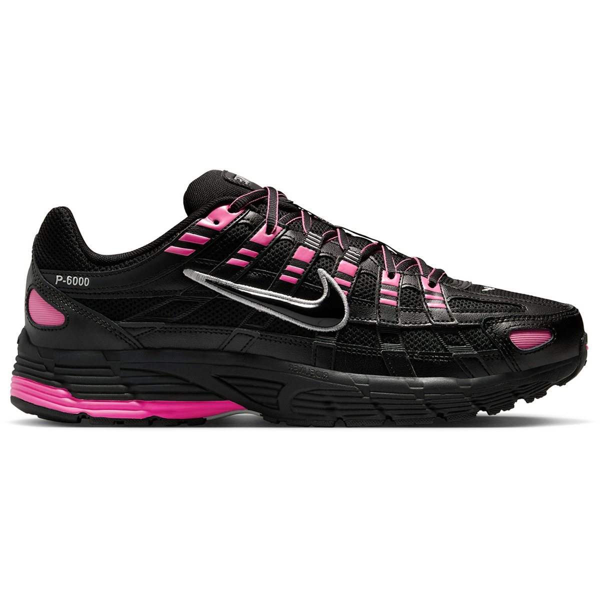 Nike P-6000 Pink Blast Metallic Silver Black