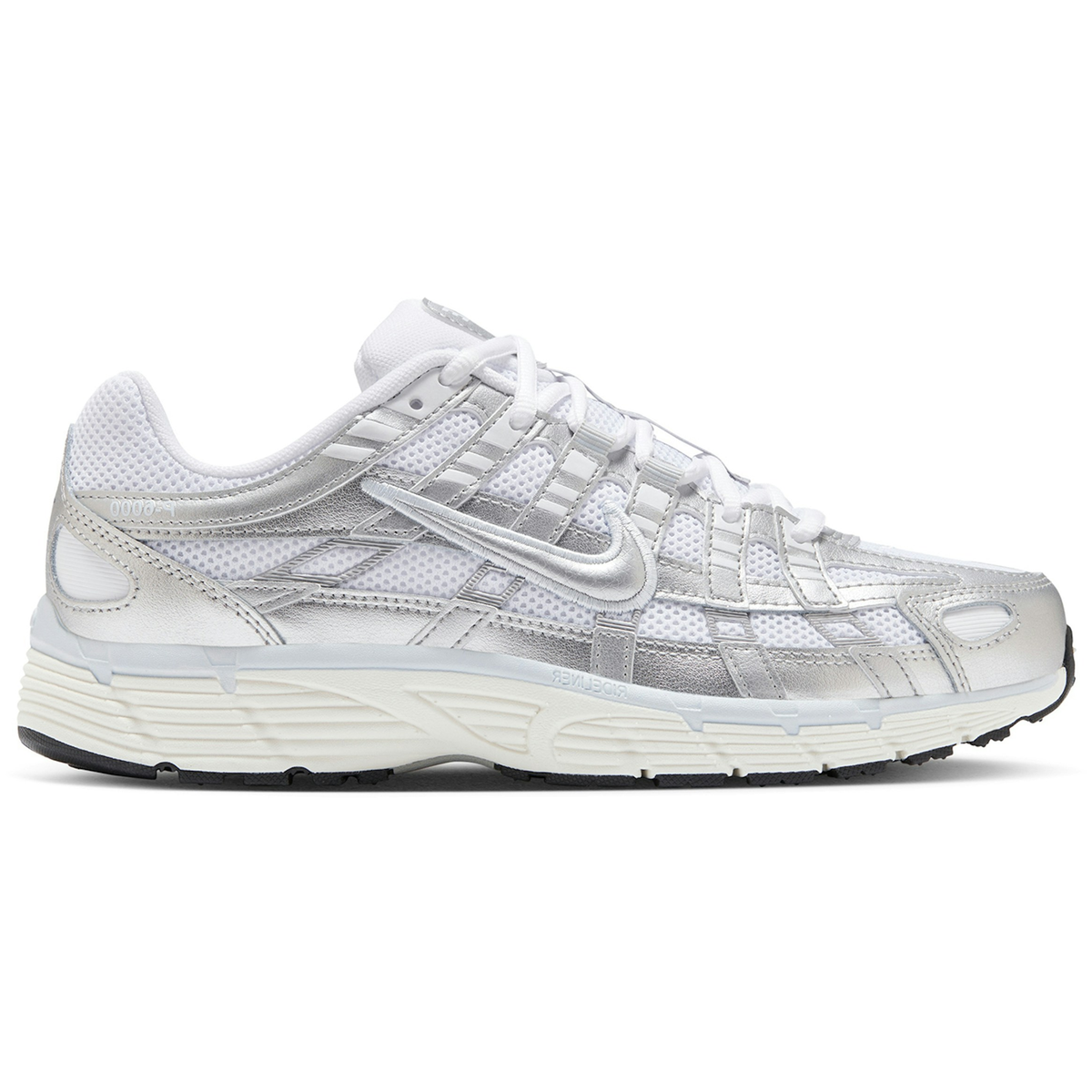 Nike P-6000 White Blue Tint Sail Metallic Silver