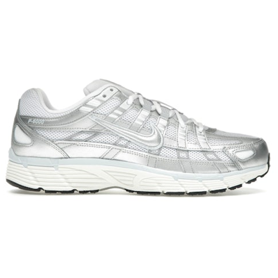 Nike P-6000 White Blue Tint Sail Metallic Silver