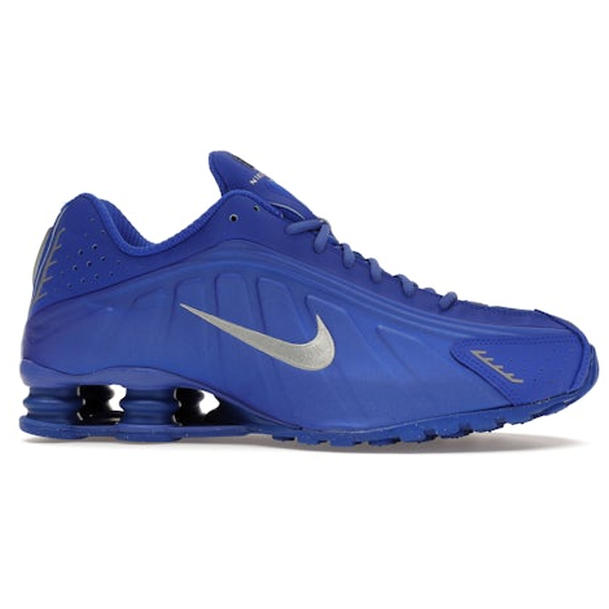 Nike Shox R4 Racer Blue Metallic Silver