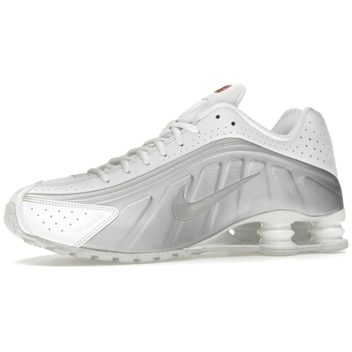 Thumbnail af Nike Shox R4 White Bright Crimson Metallic Silver 3