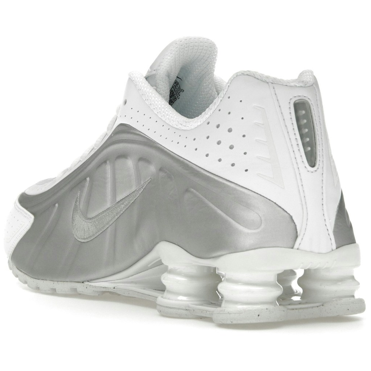 Thumbnail af Nike Shox R4 White Bright Crimson Metallic Silver 4