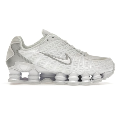 Nike Shox TL White Metallic Silver Max Orange