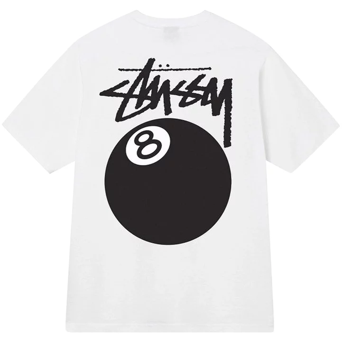 Stussy Tee 8ball White